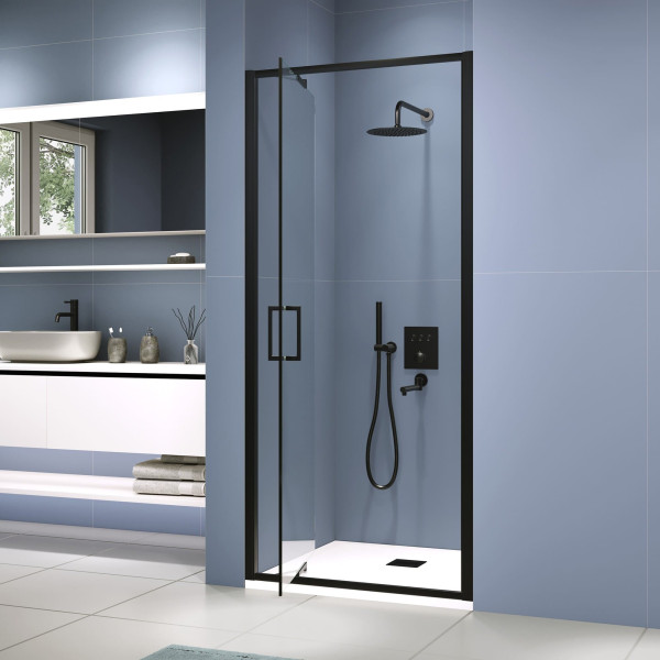 Душевая дверь RGW SV-05-2-B 900xx2000 стекло прозрачное, профиль черный (703205209-14)
