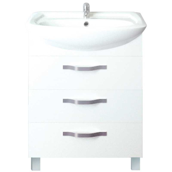 Тумба напольная 1Marka Вита 650*450*850 белая (У50110) Тумба напольная 1Marka Вита 650*450*850 белая (У50110)