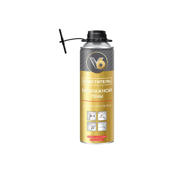 Очиститель монтажной пены V6 300 мл. (01-09-34) Очиститель монтажной пены V6 300 мл. (01-09-34)