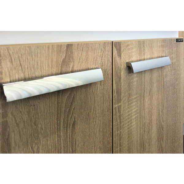 Тумба подвесная Comforty Палини 720x550x470 белый глянцевый с раковиной (00-00001549)