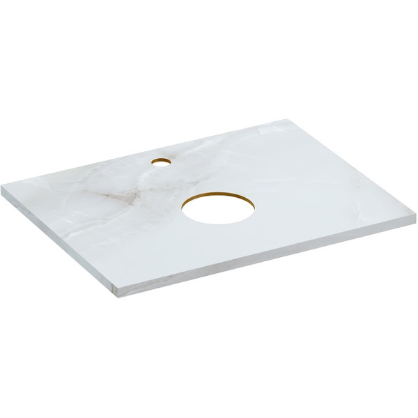 Столешница Cersanit Stone Aura 60x45x2 светло-серый сатиновый (63857)