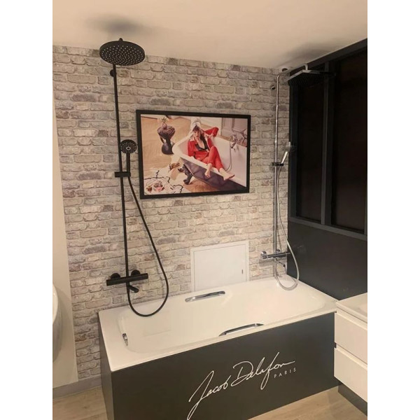 Душевая система Jacob Delafon Atom черная (E26237-BL)