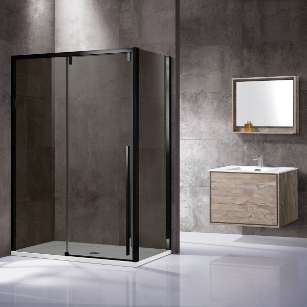 Душевой уголок Vincea Lugano VSR-1L-1 1200х900х1950 стекло тонированное, профиль черный (VSR-1L9012CGB-1) Душевой уголок Vincea Lugano VSR-1L-1 1200х900х1950 стекло тонированное, профиль черный (VSR-1L9012CGB-1)
