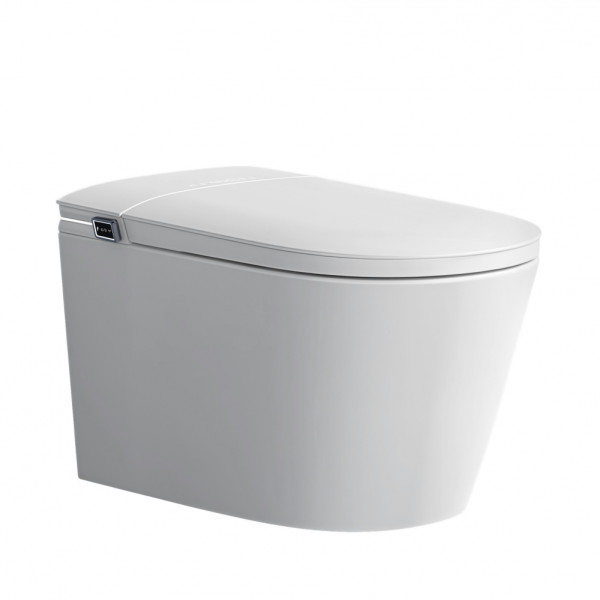 Унитаз-биде подвесной электронный Abber Bequem белый (AC1121S)