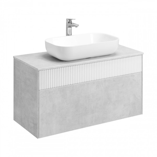 Тумба подвесная Aquaton Марбл 460x1000x530 белый, слэйт (1.A276.3.01M.H4C.0) Тумба подвесная Aquaton Марбл 460x1000x530 белый, слэйт (1.A276.3.01M.H4C.0)