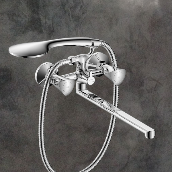 Смеситель для ванны и душа Wesnaart Teplo хром (TEP04-320)
