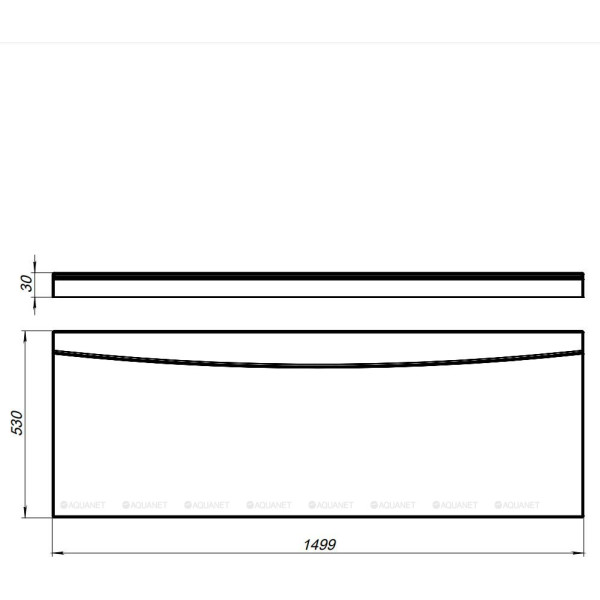Экран фронтальный для ванн Aquanet Nino 150 белый (362724) Экран фронтальный для ванн Aquanet Nino 150 белый (362724)