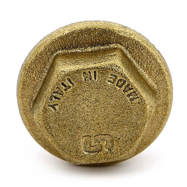 Заглушка 1/2"В Uni-Fitt (латунь) 607G2000