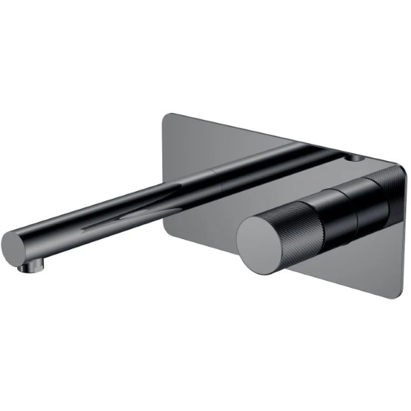 Смеситель для раковины Boheme Stick SGM (графит глянец) (125-SGM.4)