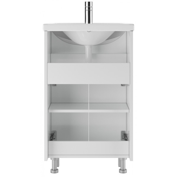 Тумба под умывальник Исеть 55 Мечта без ящика Айсберг Домино (DM2329T)