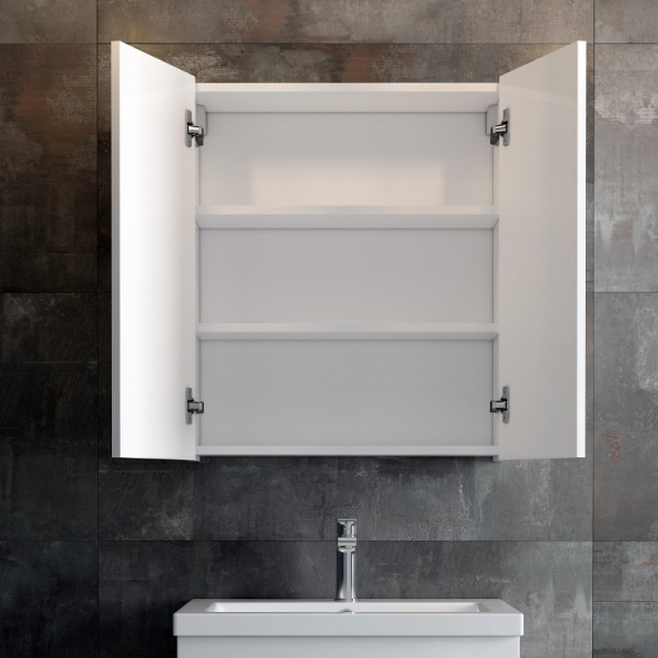 Шкаф подвесной Melodia 60х21,6х70 2 двери белый (MFR80067WT)