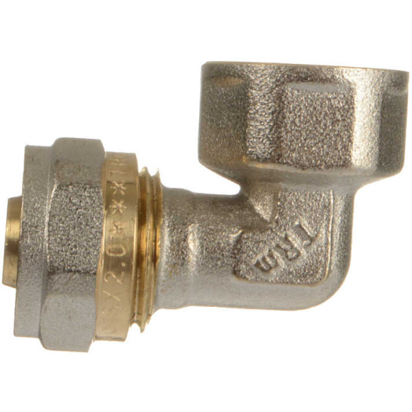 Соединение угловое 16*1/2"В TeRma (обжим) (01202) Соединение угловое 16*1/2"В TeRma (обжим) (01202)
