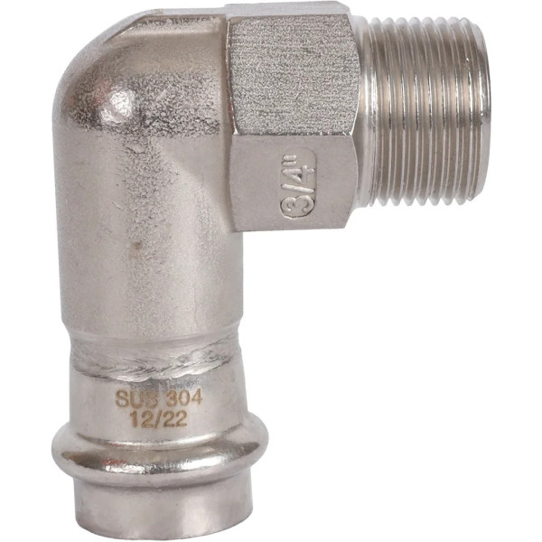 Переход угловой 22х3/4"Н Rommer из нержавеющей стали (пресс) (RSS-0010-002234) Переход угловой 22х3/4"Н Rommer из нержавеющей стали (пресс) (RSS-0010-002234)