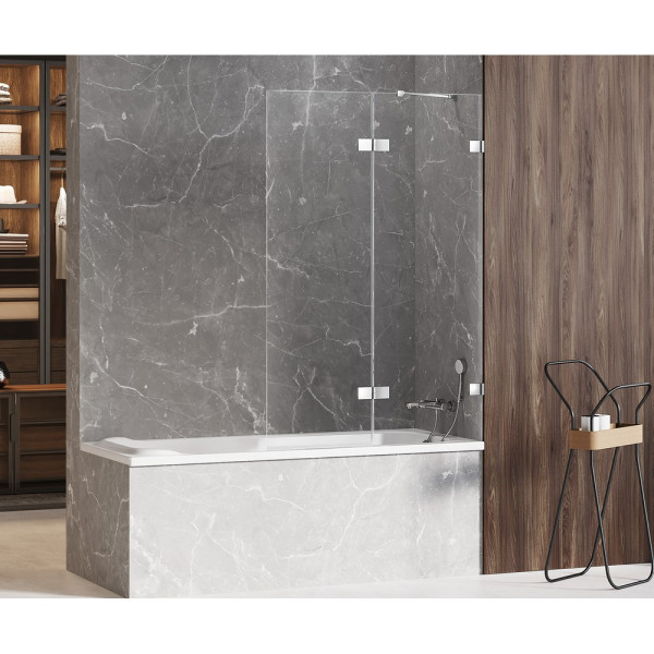 Душевая шторка на ванну NEW TRENDY Avexa 100 см R (EXK-1955) Душевая шторка на ванну NEW TRENDY Avexa 100 см R (EXK-1955)