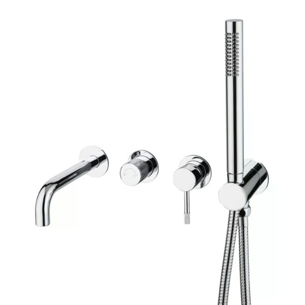 Смеситель для ванны и душа Boheme Uno CR (хром) (464-3-CR) Смеситель для ванны и душа Boheme Uno CR (хром) (464-3-CR)