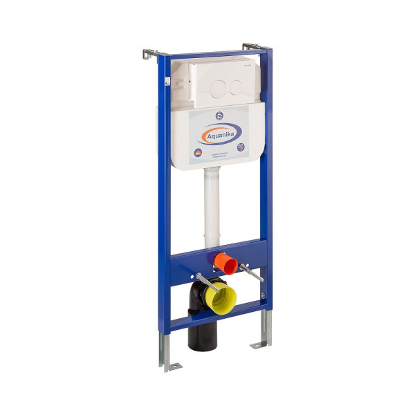 Инсталляция для унитаза Aquanika Basic (с клавишей смыва, два режима слива) (10.702.450.02.05W) Инсталляция для унитаза Aquanika Basic (с клавишей смыва, два режима слива) (10.702.450.02.05W)