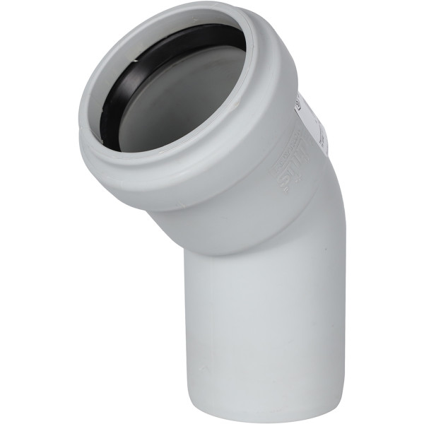 Отвод 58x45 Stout (PP, серый) (SKB-0010-005845) Отвод 58x45 Stout (PP, серый) (SKB-0010-005845)