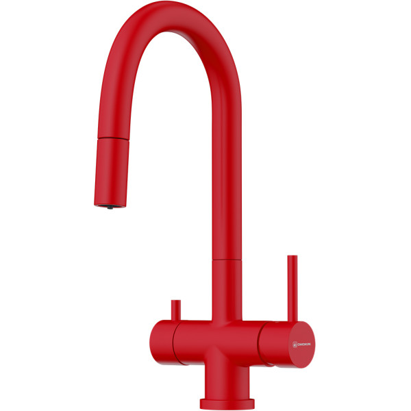 Смеситель для кухни Omoikiri Akita-S-TO с переключателем на фильтр, с выдвижным изливом toscana (4994439)