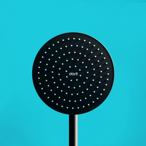 Душевой гарнитур Dorff Comfort с душевым набором черный (D0708000BL)