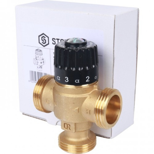 Клапан термостатический смесительный Stout 1"НР 35-65°С KV 2,3 (SVM-0125-236525) Клапан термостатический смесительный Stout 1"НР 35-65°С KV 2,3 (SVM-0125-236525)