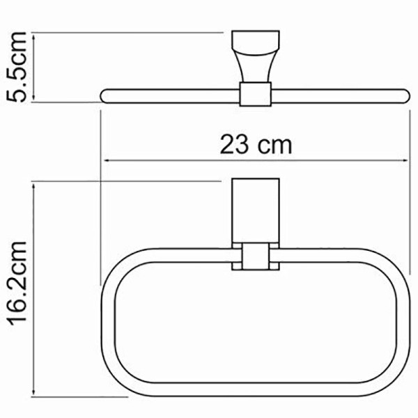 Полотенцедержатель WasserKRAFT Leine (K-5060)