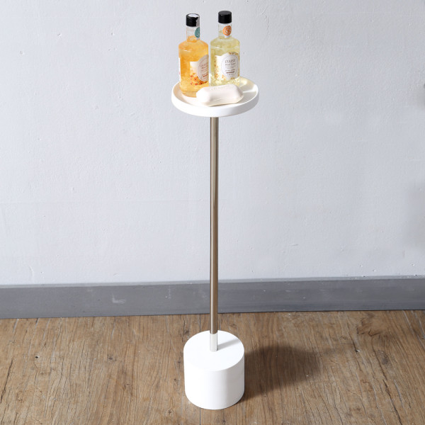 Стойка для ванной комнаты Abber Stein белая матовая (AS1634) Стойка для ванной комнаты Abber Stein белая матовая (AS1634)