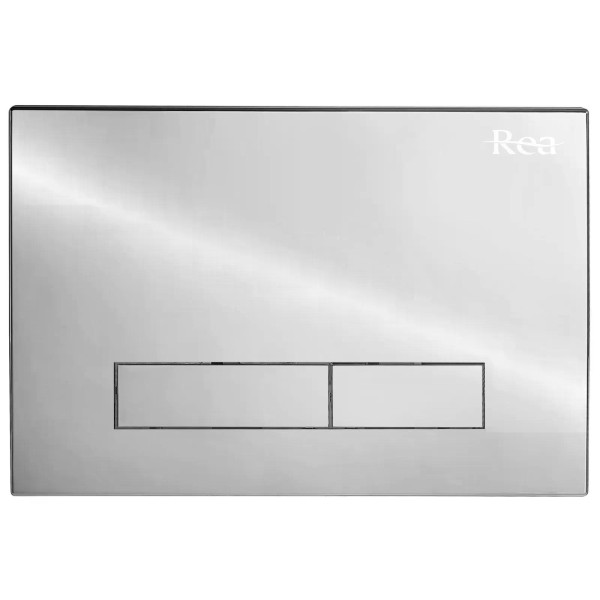Клавиша смывная Rea H Chrom хром матовый (REA-E5691)