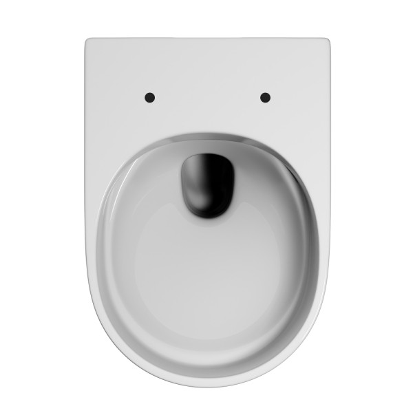 Унитаз подвесной Abber Ultra с ультратонким ободком белый (AC1302)