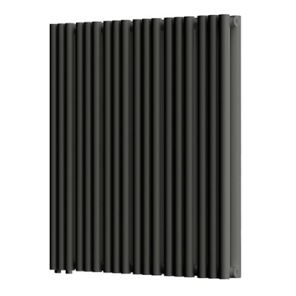 Радиатор стальной Empatiko нижнее подключение, угольный черный (Takt LR2-712-500 Coal Black)