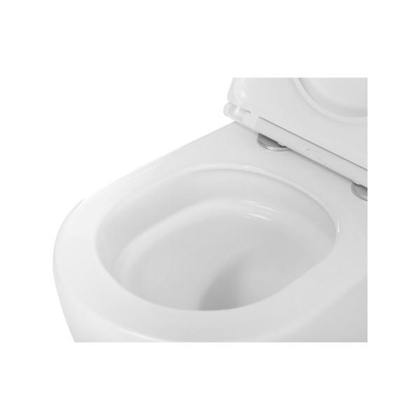 Унитаз подвесной BelBagno Элемент безободковый с сиденьем soft close белый (BB003CH-TOR/SC) Унитаз подвесной BelBagno Элемент безободковый с сиденьем soft close белый (BB003CH-TOR/SC)
