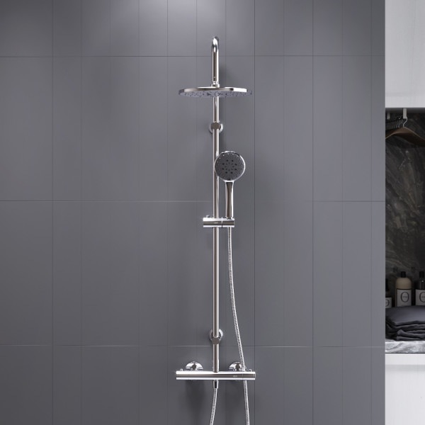 Душевая система Dorff Futura с душевым набором хром (D0710400)