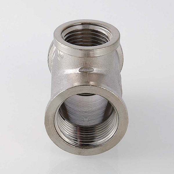 Тройник переходной 1 1/4"х1/2"х1 1/4" Valtec (никель) (VTr.750.N.0704) Тройник переходной 1 1/4"х1/2"х1 1/4" Valtec (никель) (VTr.750.N.0704)