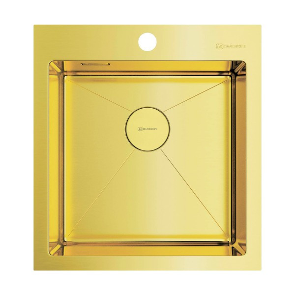 Мойка для кухни врезная Omoikiri Akisame 46-LG 460х510 светлое золото (4973081) Мойка для кухни врезная Omoikiri Akisame 46-LG 460х510 светлое золото (4973081)