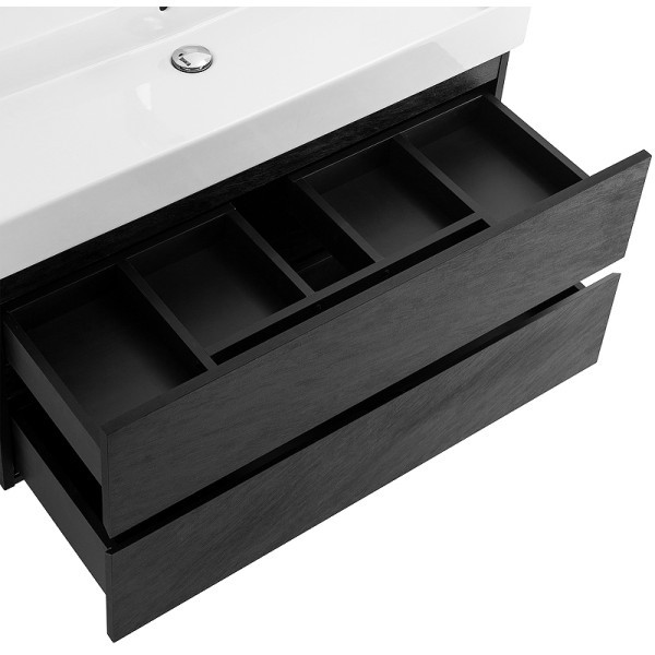 Тумба подвесная Cezares Molveno 46 100x50 Nero (MOLVENO 46-100-2C-SO-NR)