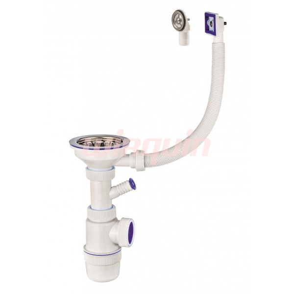 Сифон Wirquin Эконом 3 1/2"*40 L300 мм, 2 перелива прямоугольный, круглый с отводом Virplas (30987109) Сифон Wirquin Эконом 3 1/2"*40 L300 мм, 2 перелива прямоугольный, круглый с отводом Virplas (30987109)