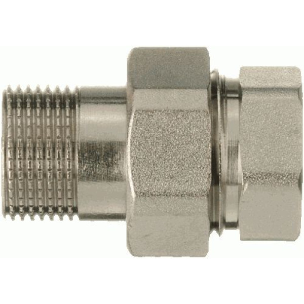 Сгон прямой 3/4" ВН TeRma (никель) (06292) Сгон прямой 3/4" ВН TeRma (никель) (06292)