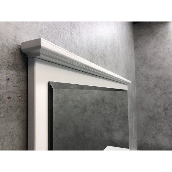 Зеркало Comforty Тбилиси 900x117x928 белый глянцевый (00003132632)