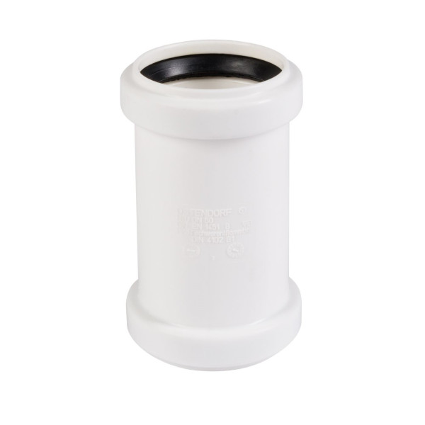 Муфта канализационная HTMM 40 (белая, двойная) Ostendorf (559760) Муфта канализационная HTMM 40 (белая, двойная) Ostendorf (559760)