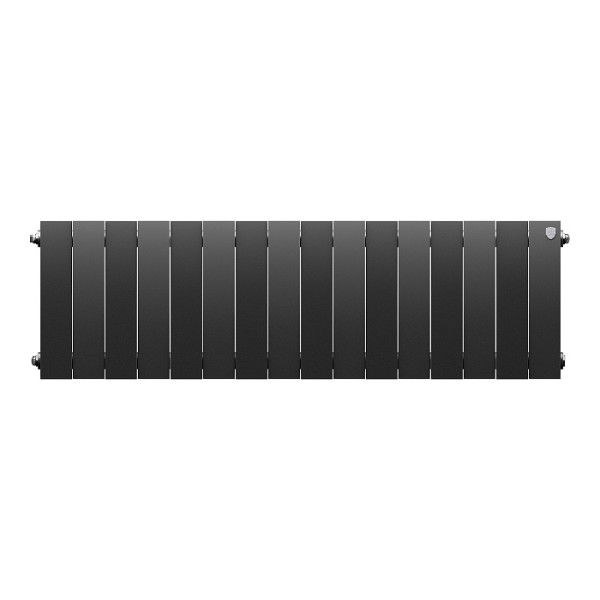 Радиатор биметаллический Royal Thermo PianoForte 300 Чёрный (16 секций) (RTPB3030016)