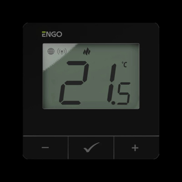 Терморегулятор Engo Умный ZigBee/868 МГц 230В (черный) (E25-230B) Терморегулятор Engo Умный ZigBee/868 МГц 230В (черный) (E25-230B)