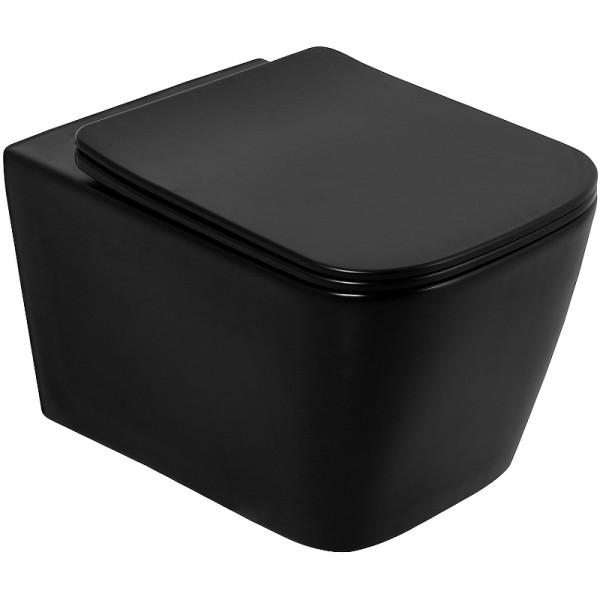 Унитаз подвесной BelBagno Ardente-C безободковый (BB3202CHR-MB/BB3202SC-MB)