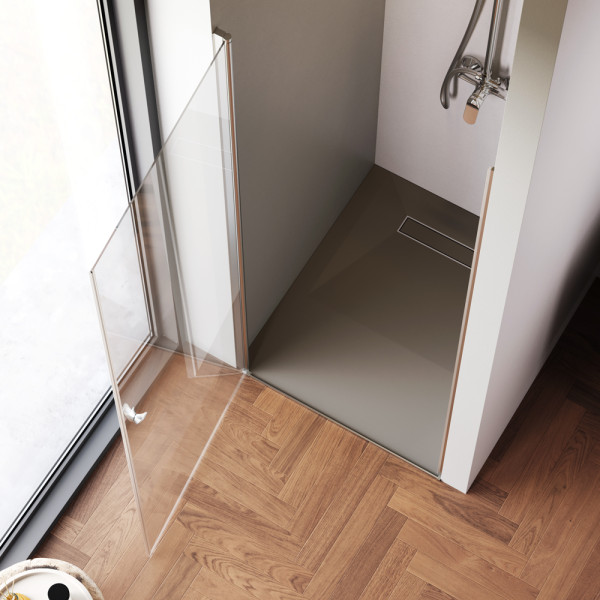 Душевая дверь AM.PM Sunny 80x190 стекло прозрачное, профиль хром матовый (W87G-80-1P-MT)