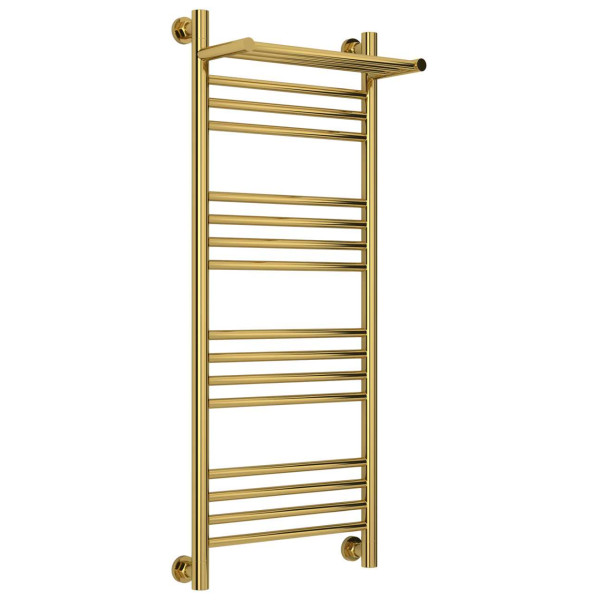 Полотенцесушитель водяной Сунержа Богема с полкой+ 1000х400 золотой (03-0223-1040) Полотенцесушитель водяной Сунержа Богема с полкой+ 1000х400 золотой (03-0223-1040)