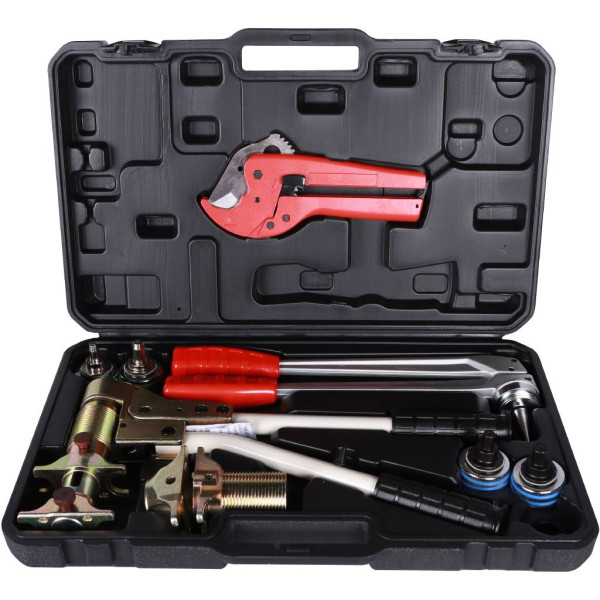 Универсальный комплект механического инструмента Stout (4 насадки: 16х2.2 и 20х2.8 для труб PEХ, 16