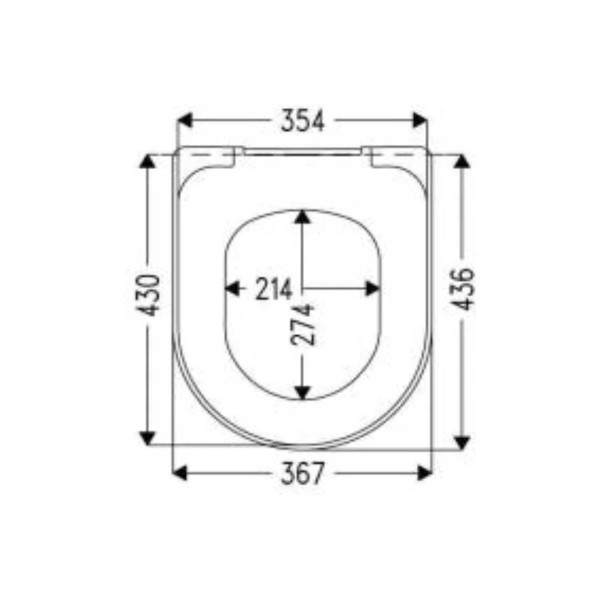 Сиденье для унитаза Haro Move с микролифтом белое (541044)