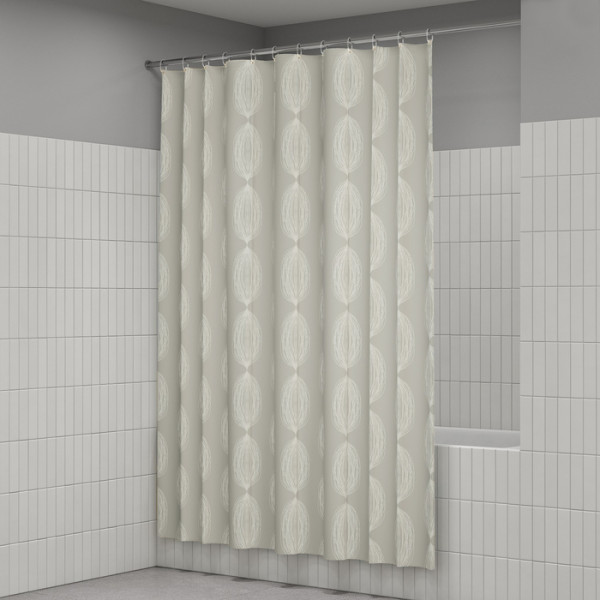 Шторка для ванн текстильная Iddis Base 180x200 серая (BD05P18i11)