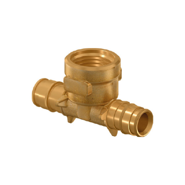 Тройник с внутренней резьбой Usystems для труб PE-Xa 20-Rp1/2"ВР-20, тип 1 (1135783) Тройник с внутренней резьбой Usystems для труб PE-Xa 20-Rp1/2"ВР-20, тип 1 (1135783)