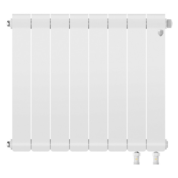 Радиатор биметаллический Royal Thermo Infinity 500 Bianco Traffico VR80 (8 секций) Белый (RTINVR805008) Радиатор биметаллический Royal Thermo Infinity 500 Bianco Traffico VR80 (8 секций) Белый (RTINVR805008)