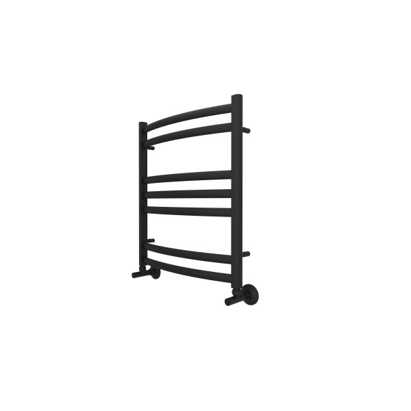 Полотенцесушитель водяной Aquatek Лугано 50х60 П7 черный муар (AQ DOC0760BL)