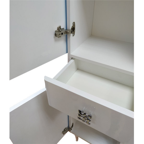 Пенал напольный Comforty Монако 400x1950x325 L белый глянец (00004140124) Пенал напольный Comforty Монако 400x1950x325 L белый глянец (00004140124)